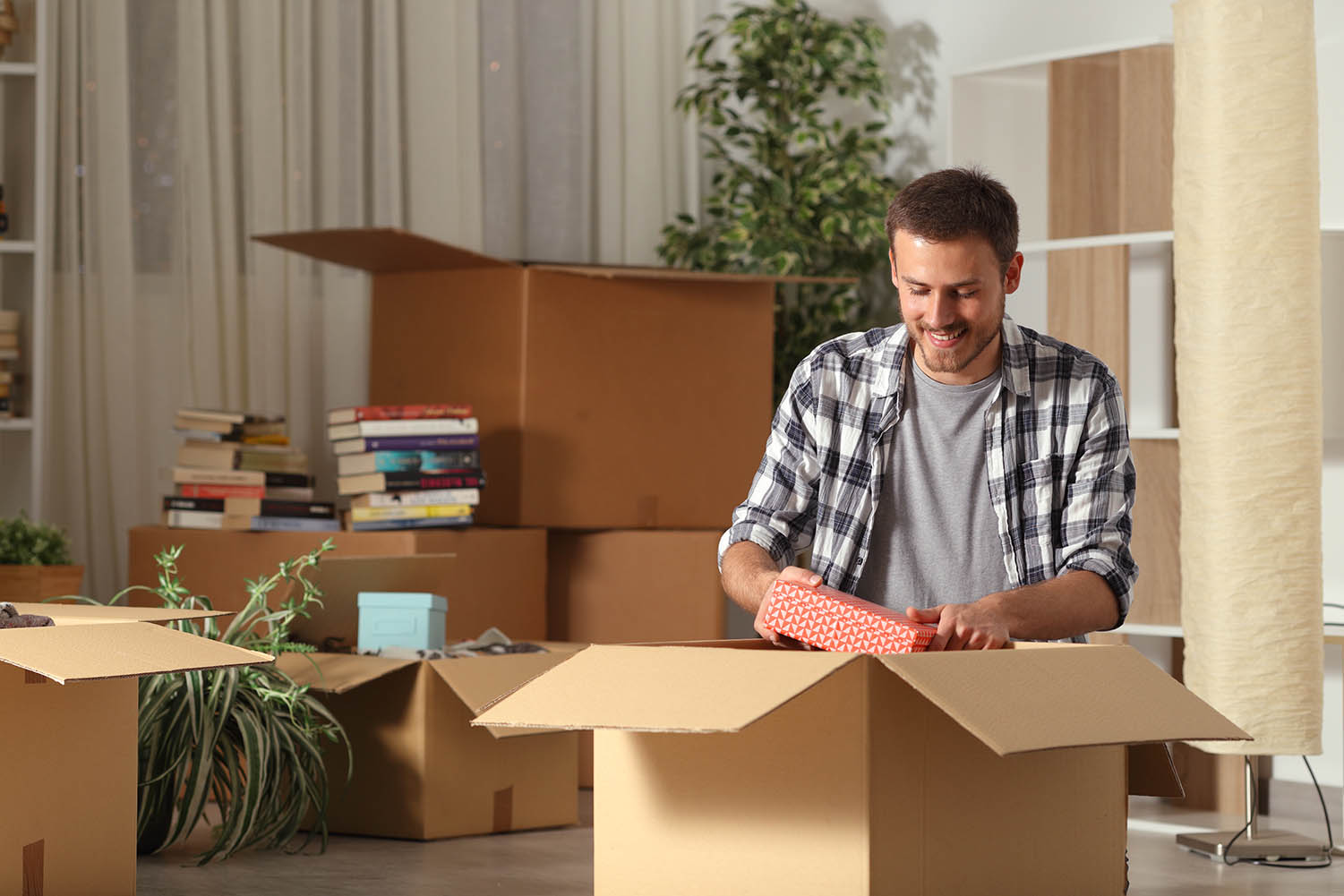 What is the first thing to do when moving to a new place?